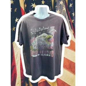 VTG USA Eagle T-Shirt Size XL United We Stand Patriotic Graphic Tee